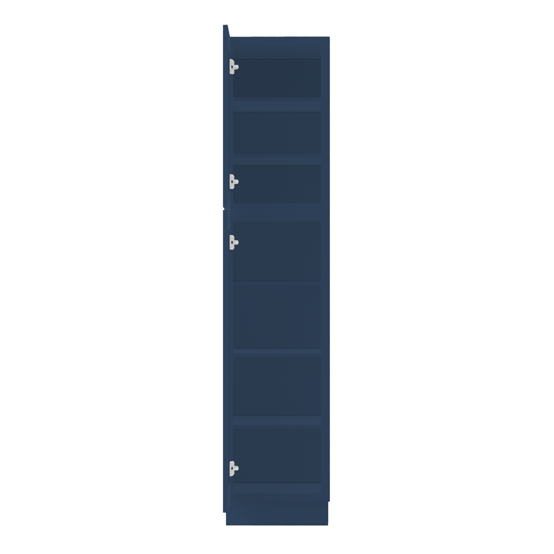 Utility Kitchen Cabinet U1884 Danbury Blue LessCare 18 in. width 84 in. height 24 in. depth - Kitchen Cabinets