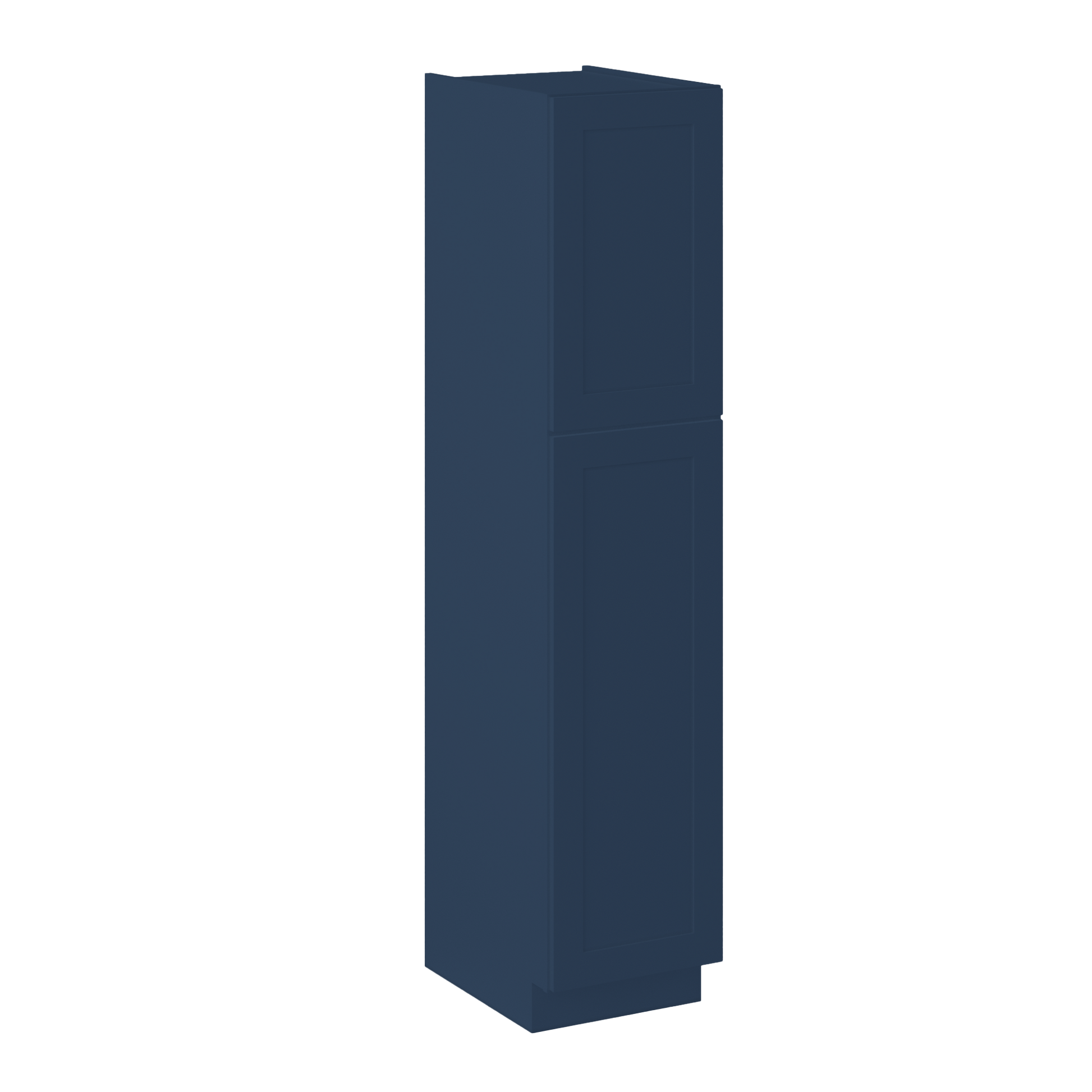 Utility Kitchen Cabinet U1884 Danbury Blue LessCare 18 in. width 84 in. height 24 in. depth - Kitchen Cabinets