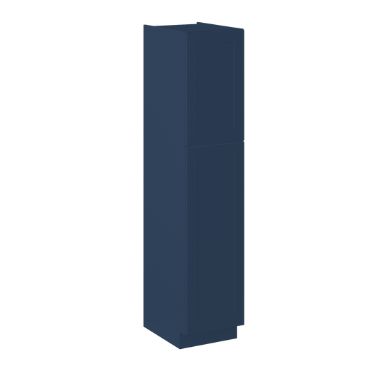 Utility Kitchen Cabinet U1884 Danbury Blue LessCare 18 in. width 84 in. height 24 in. depth - Kitchen Cabinets