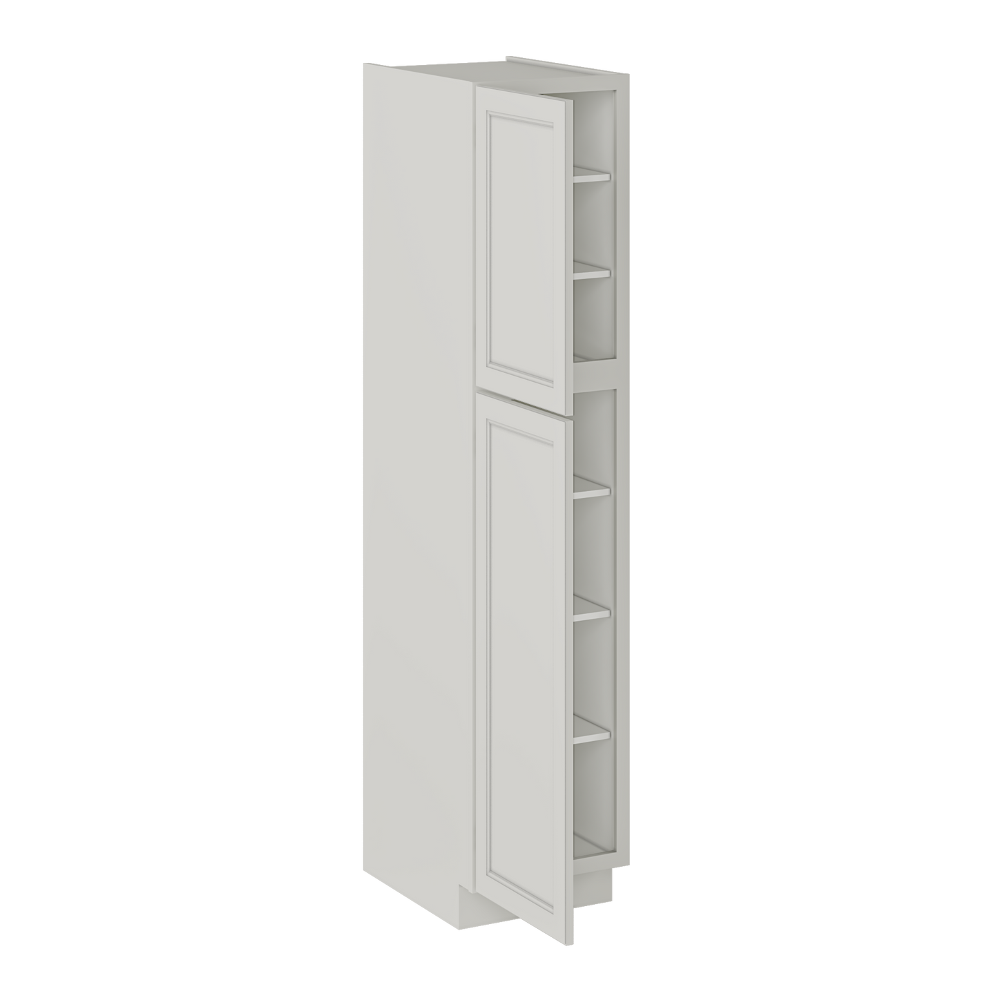 Utility Kitchen Cabinet U1884 Milan Pearl 18 in. width 84 in. height 24 in. depth - Kitchen Cabinets