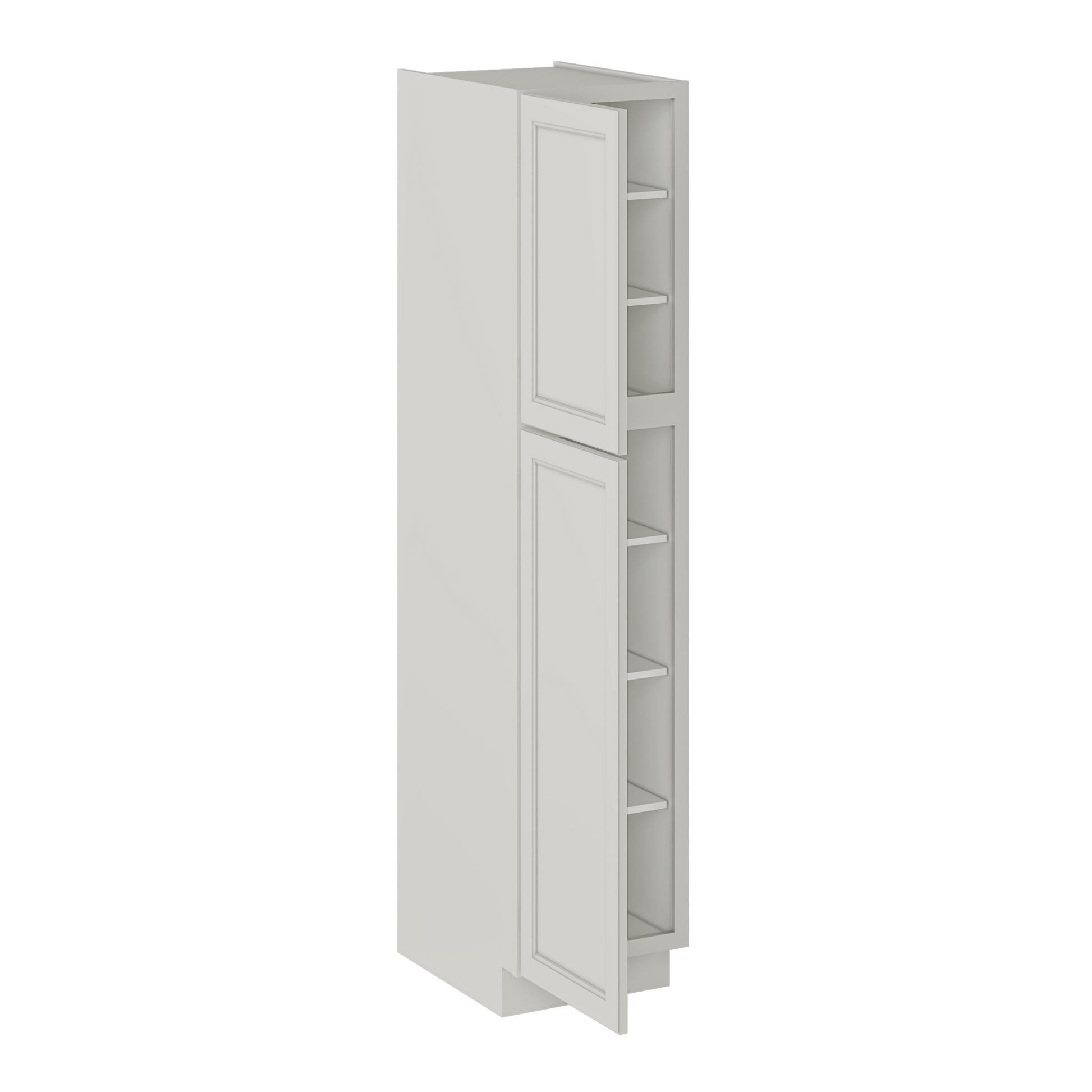 Utility Kitchen Cabinet U1884 Milan Pearl 18 in. width 84 in. height 24 in. depth - Kitchen Cabinets