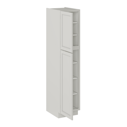 Utility Kitchen Cabinet U1884 Milan Pearl 18 in. width 84 in. height 24 in. depth - Kitchen Cabinets