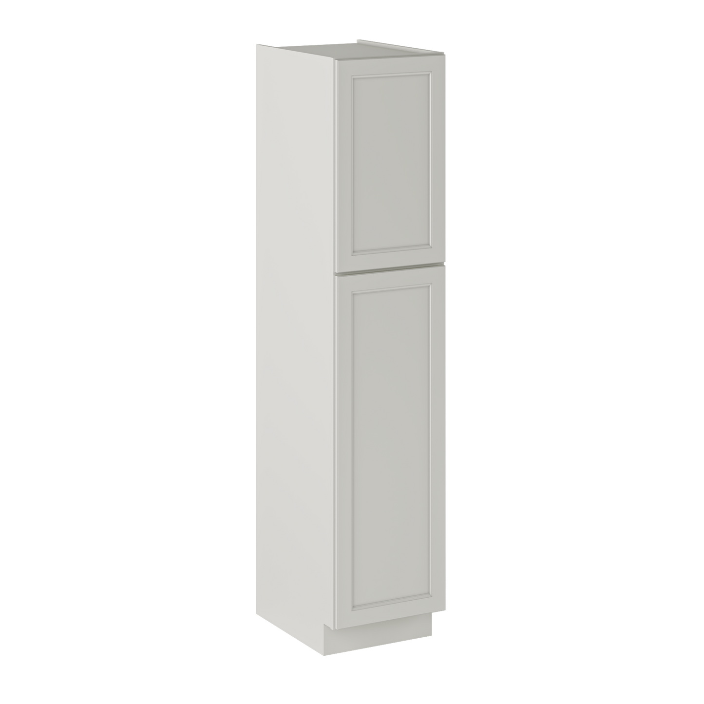 Utility Kitchen Cabinet U1884 Milan Pearl 18 in. width 84 in. height 24 in. depth - Kitchen Cabinets