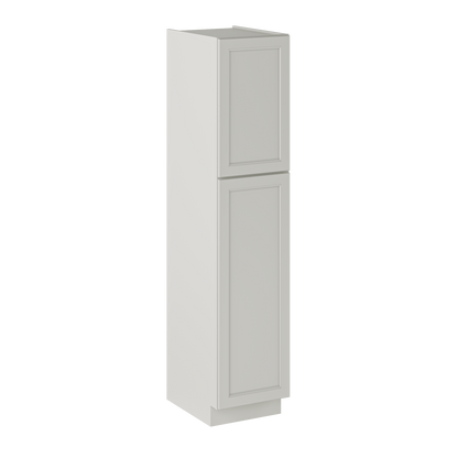 Utility Kitchen Cabinet U1884 Milan Pearl 18 in. width 84 in. height 24 in. depth - Kitchen Cabinets