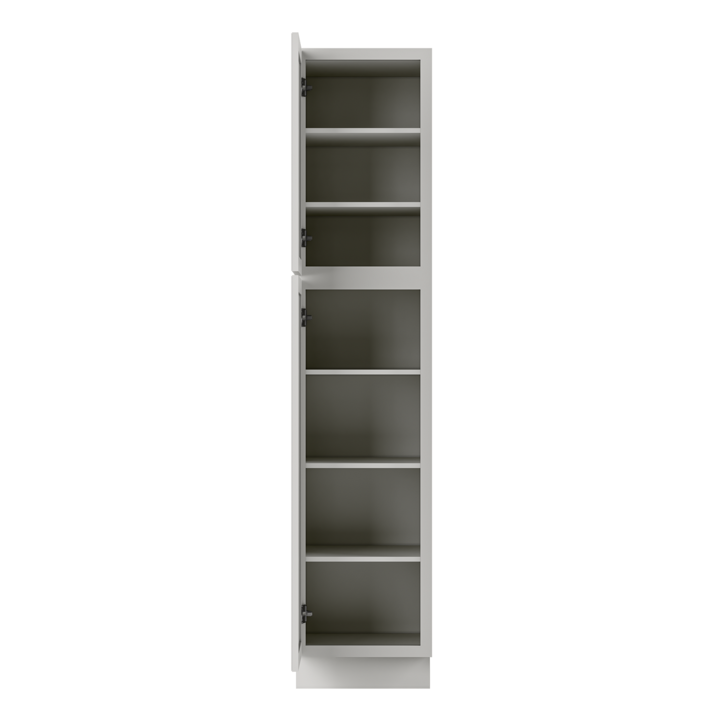 Utility Kitchen Cabinet U1884 Milan Pearl 18 in. width 84 in. height 24 in. depth - Kitchen Cabinets