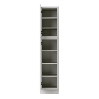 Utility Kitchen Cabinet U1884 Milan Pearl 18 in. width 84 in. height 24 in. depth - Kitchen Cabinets