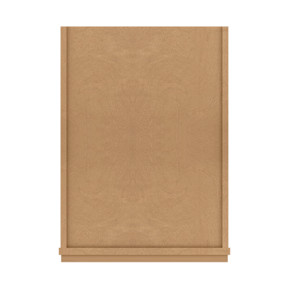 Utility Kitchen Cabinet U1884 Shaker Toffee LessCare 18 in. width 84 in. height 24 in. depth - Kitchen Cabinets