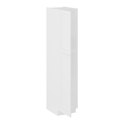 Utility Kitchen Cabinet U1890 Alpina White LessCare 18 in. width 90 in. height 24 in. depth - Kitchen Cabinets