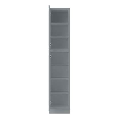 Utility Kitchen Cabinet U1890 Colonial Gray LessCare 18 in. width 90 in. height 24 in. depth - Kitchen Cabinets