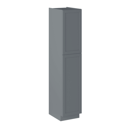 Utility Kitchen Cabinet U1890 Colonial Gray LessCare 18 in. width 90 in. height 24 in. depth - Kitchen Cabinets
