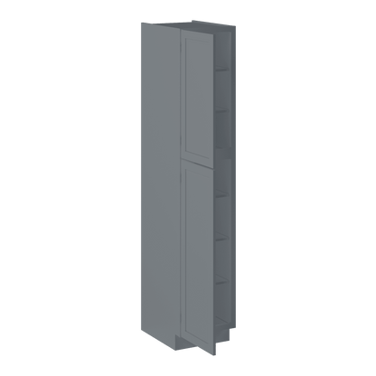 Utility Kitchen Cabinet U1890 Colonial Gray LessCare 18 in. width 90 in. height 24 in. depth - Kitchen Cabinets