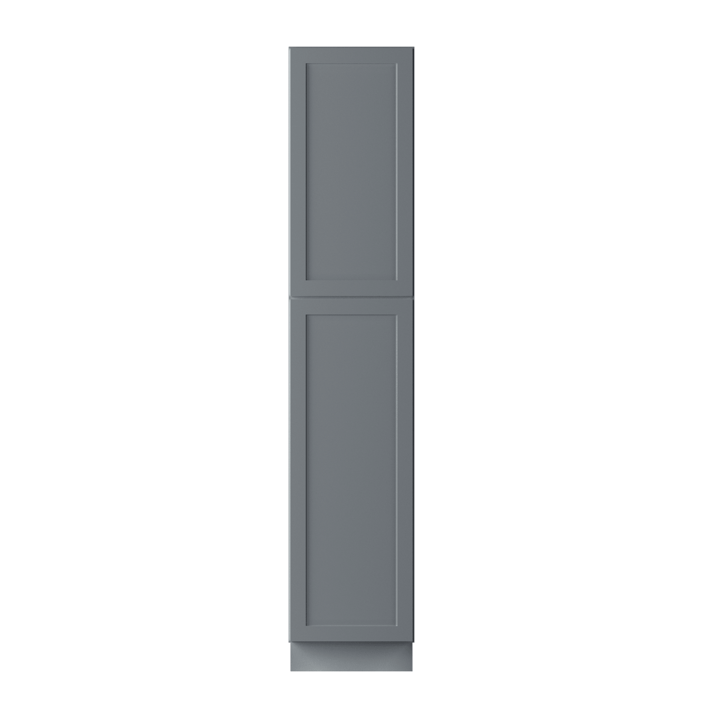 Utility Kitchen Cabinet U1890 Colonial Gray LessCare 18 in. width 90 in. height 24 in. depth - Kitchen Cabinets