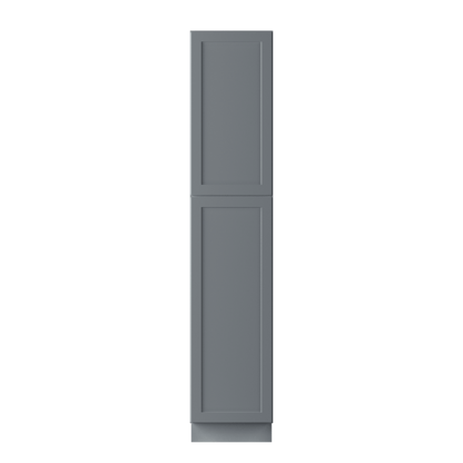 Utility Kitchen Cabinet U1890 Colonial Gray LessCare 18 in. width 90 in. height 24 in. depth - Kitchen Cabinets