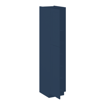 Utility Kitchen Cabinet U1890 Danbury Blue LessCare 18 in. width 90 in. height 24 in. depth - Kitchen Cabinets