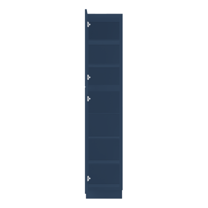 Utility Kitchen Cabinet U1890 Danbury Blue LessCare 18 in. width 90 in. height 24 in. depth - Kitchen Cabinets