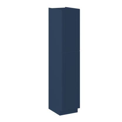 Utility Kitchen Cabinet U1890 Danbury Blue LessCare 18 in. width 90 in. height 24 in. depth - Kitchen Cabinets