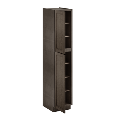 Utility Kitchen Cabinet U1890 Milan Slate 18 in. width 90 in. height 24 in. depth - Kitchen Cabinets