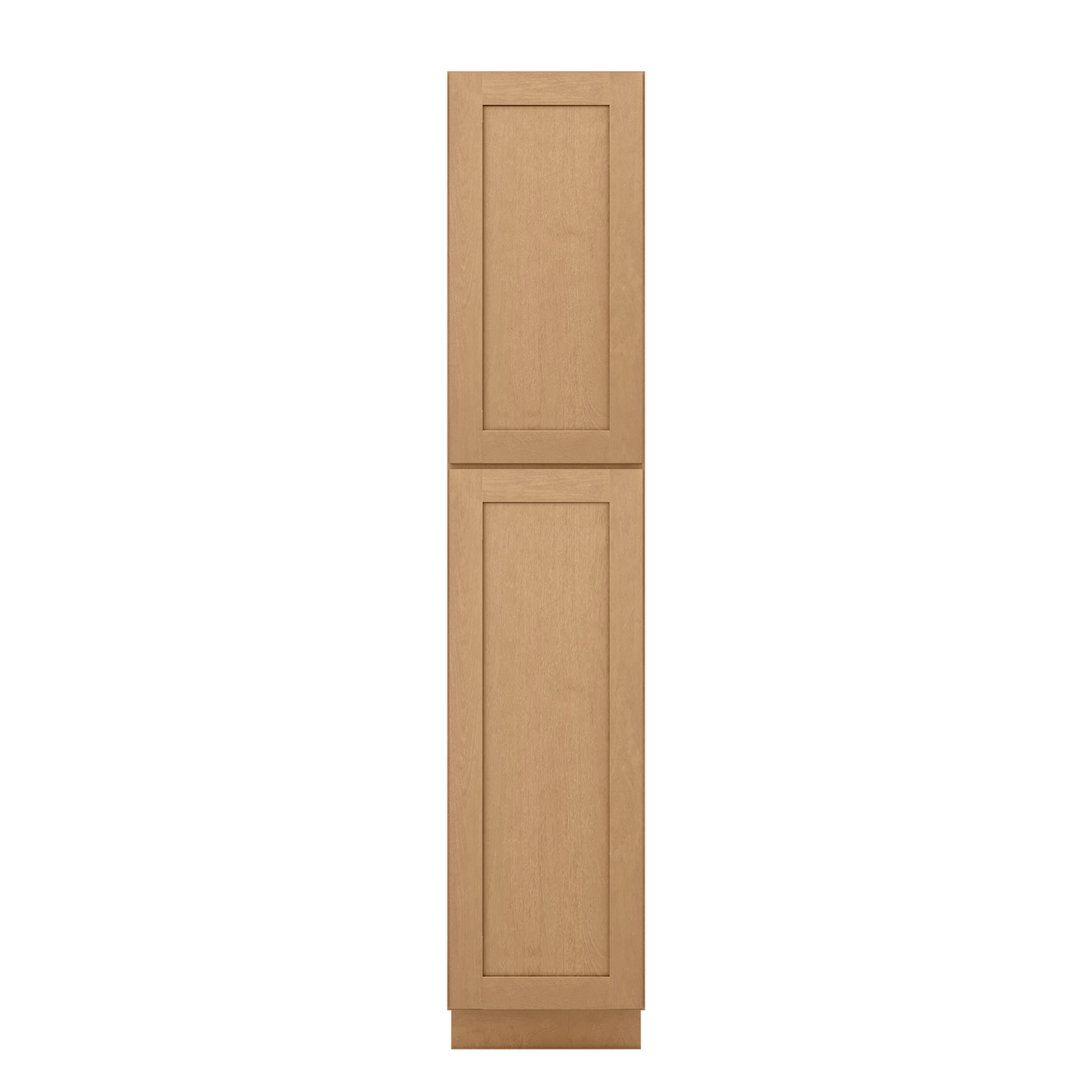 Utility Kitchen Cabinet U1890 Shaker Toffee LessCare 18 in. width 90 in. height 24 in. depth - Kitchen Cabinets