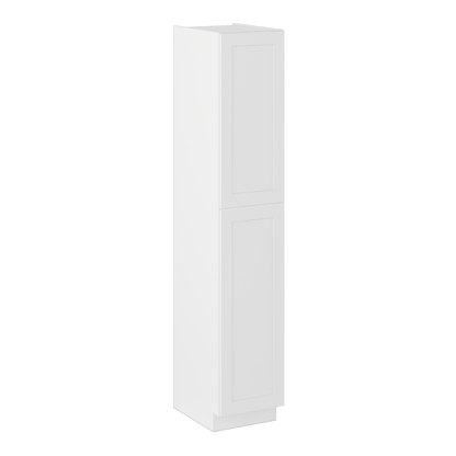 Utility Kitchen Cabinet U1896 Alpina White LessCare 18 in. width 96 in. height 24 in. depth - Kitchen Cabinets