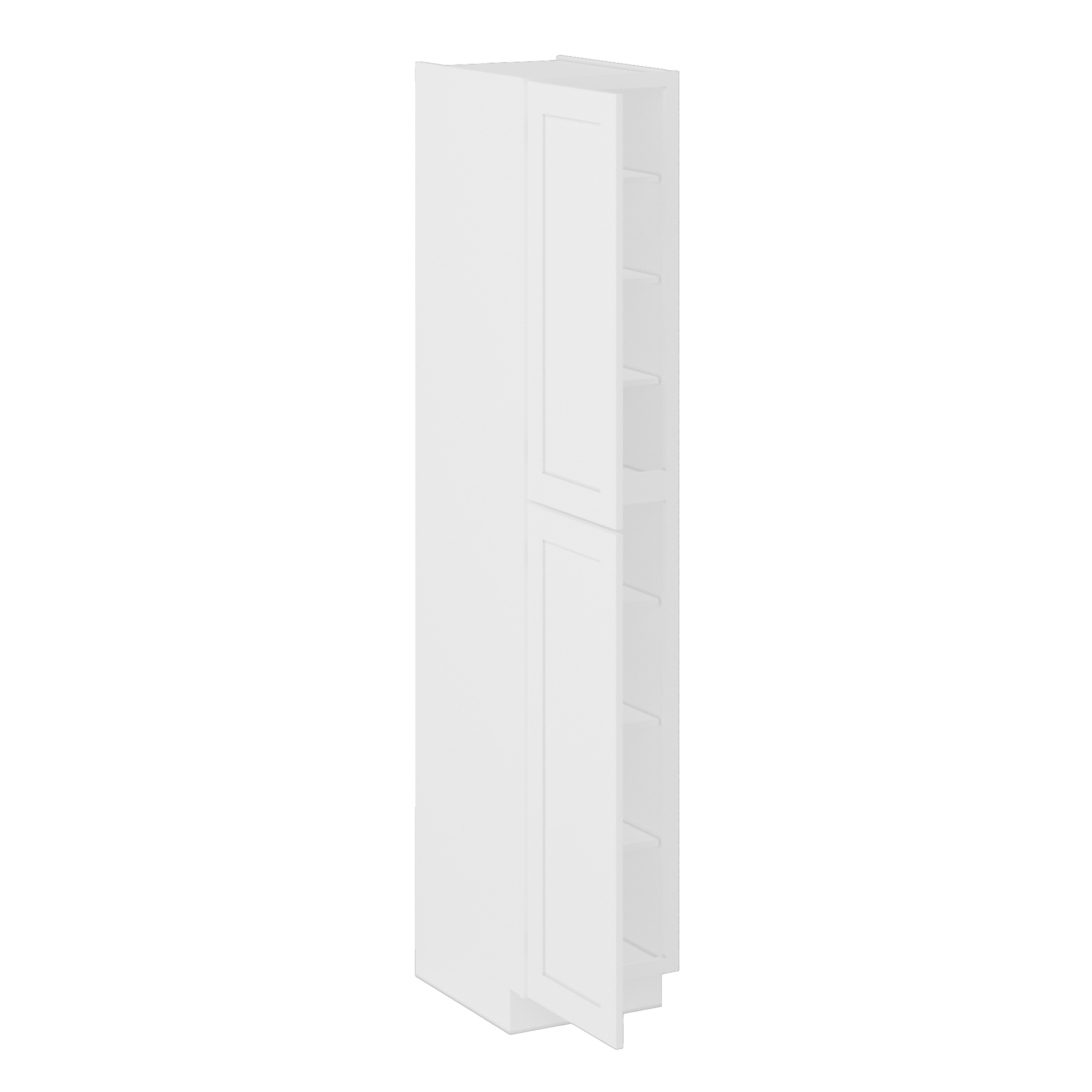 Utility Kitchen Cabinet U1896 Alpina White LessCare 18 in. width 96 in. height 24 in. depth - Kitchen Cabinets
