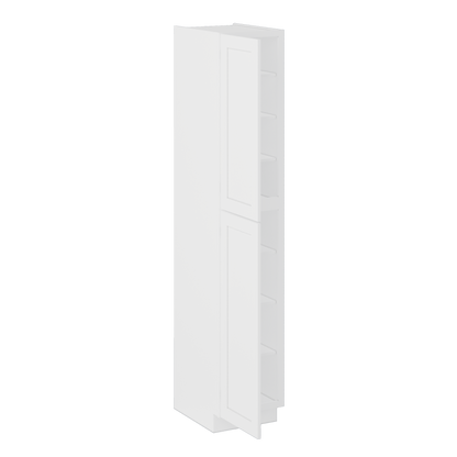 Utility Kitchen Cabinet U1896 Alpina White LessCare 18 in. width 96 in. height 24 in. depth - Kitchen Cabinets