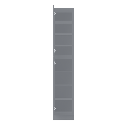 Utility Kitchen Cabinet U1896 Colonial Gray LessCare 18 in. width 96 in. height 24 in. depth - Kitchen Cabinets