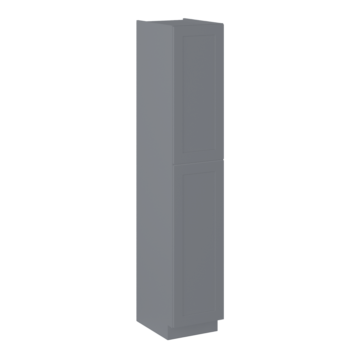 Utility Kitchen Cabinet U1896 Colonial Gray LessCare 18 in. width 96 in. height 24 in. depth - Kitchen Cabinets