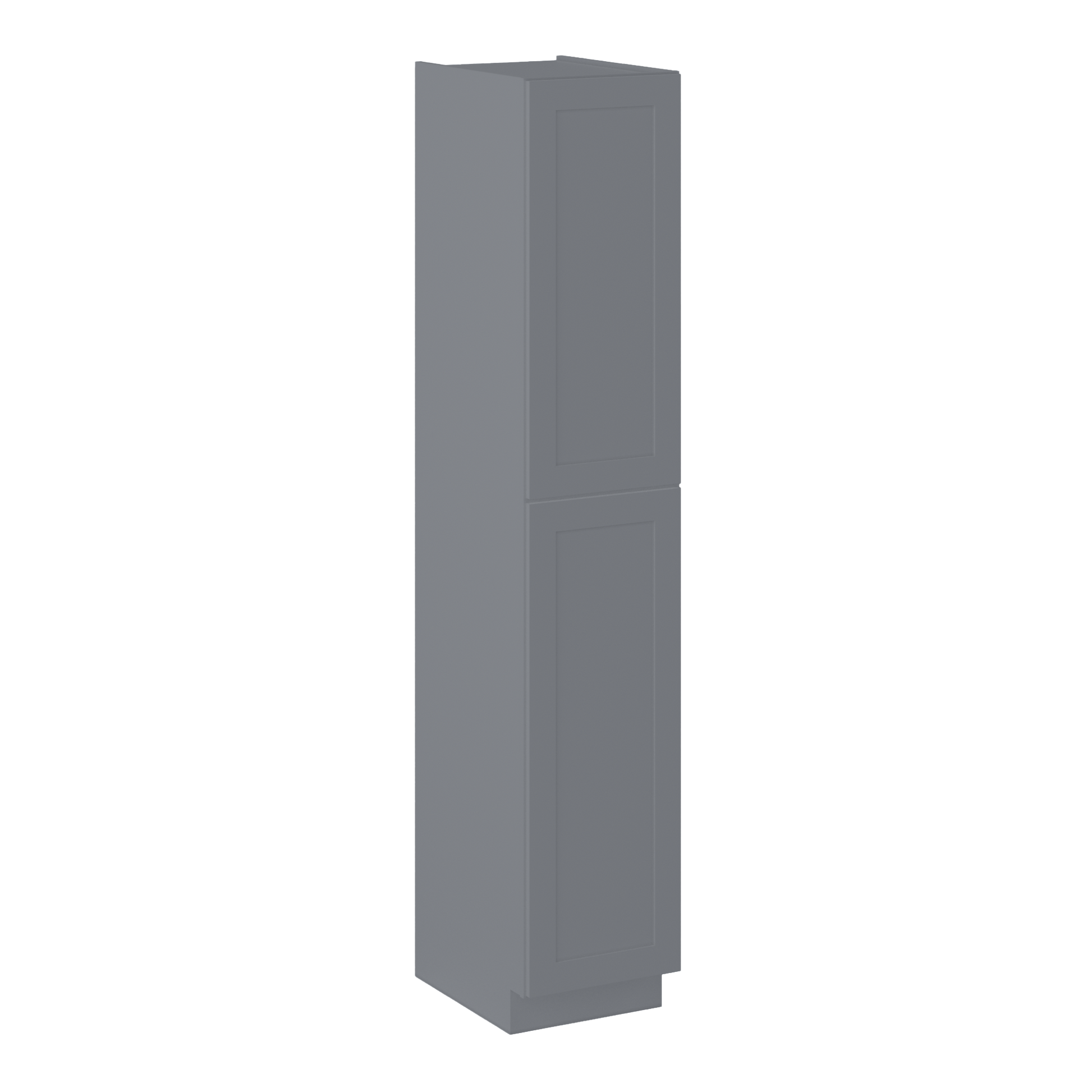 Utility Kitchen Cabinet U1896 Colonial Gray LessCare 18 in. width 96 in. height 24 in. depth - Kitchen Cabinets