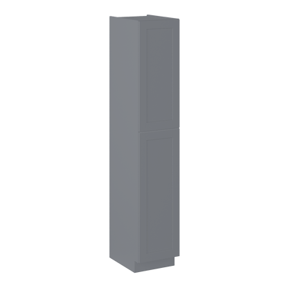 Utility Kitchen Cabinet U1896 Colonial Gray LessCare 18 in. width 96 in. height 24 in. depth - Kitchen Cabinets