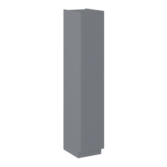 Utility Kitchen Cabinet U1896 Colonial Gray LessCare 18 in. width 96 in. height 24 in. depth - Kitchen Cabinets