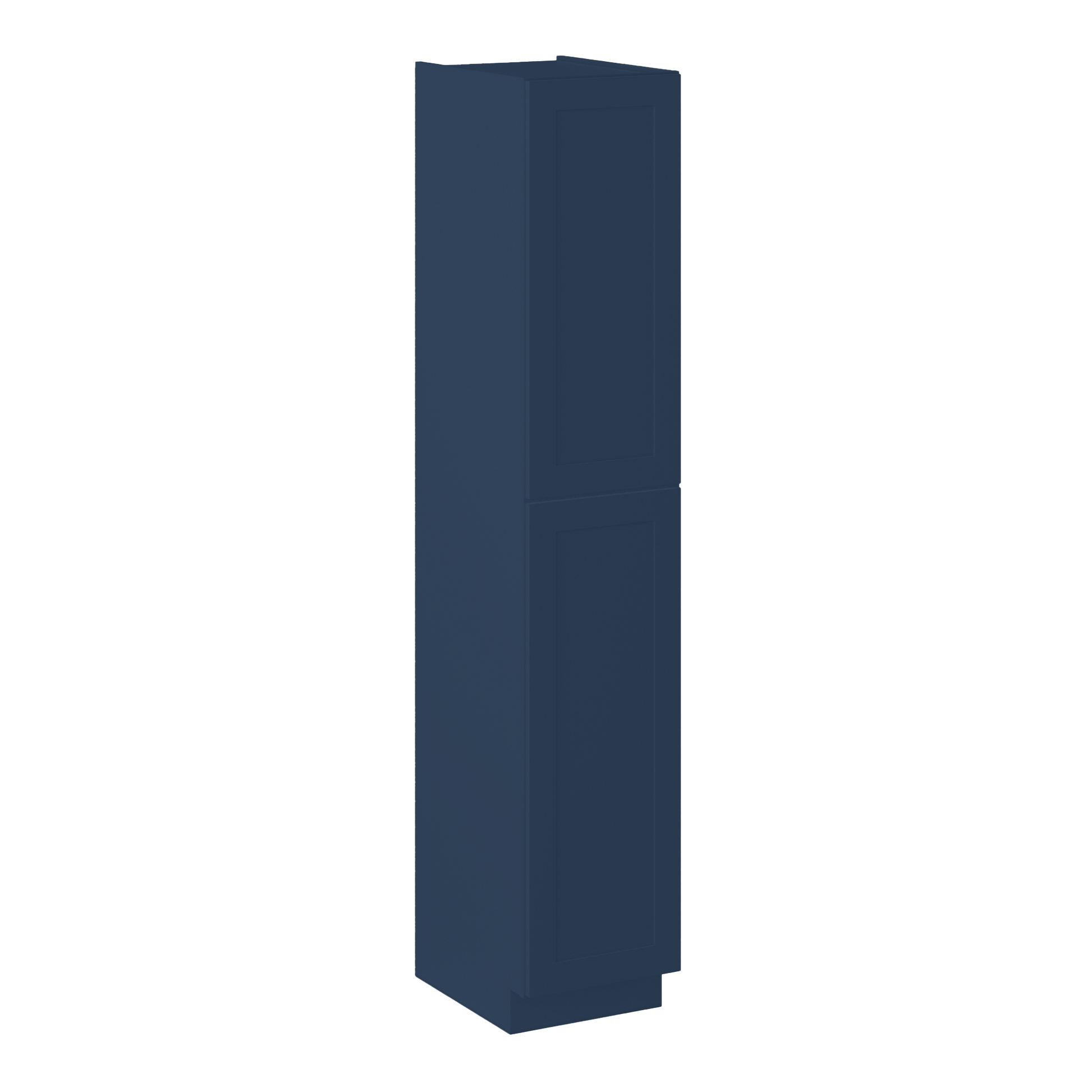 Utility Kitchen Cabinet U1896 Danbury Blue LessCare 18 in. width 96 in. height 24 in. depth - Kitchen Cabinets
