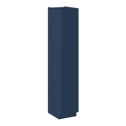 Utility Kitchen Cabinet U1896 Danbury Blue LessCare 18 in. width 96 in. height 24 in. depth - Kitchen Cabinets