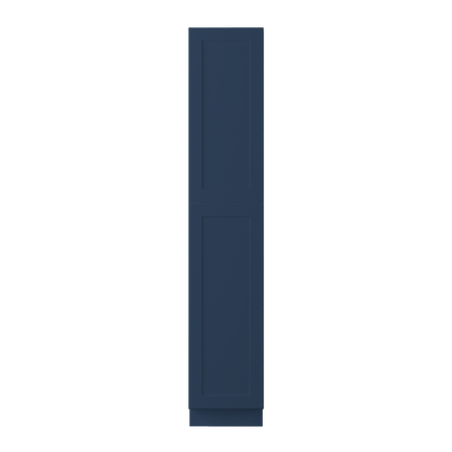 Utility Kitchen Cabinet U1896 Danbury Blue LessCare 18 in. width 96 in. height 24 in. depth - Kitchen Cabinets