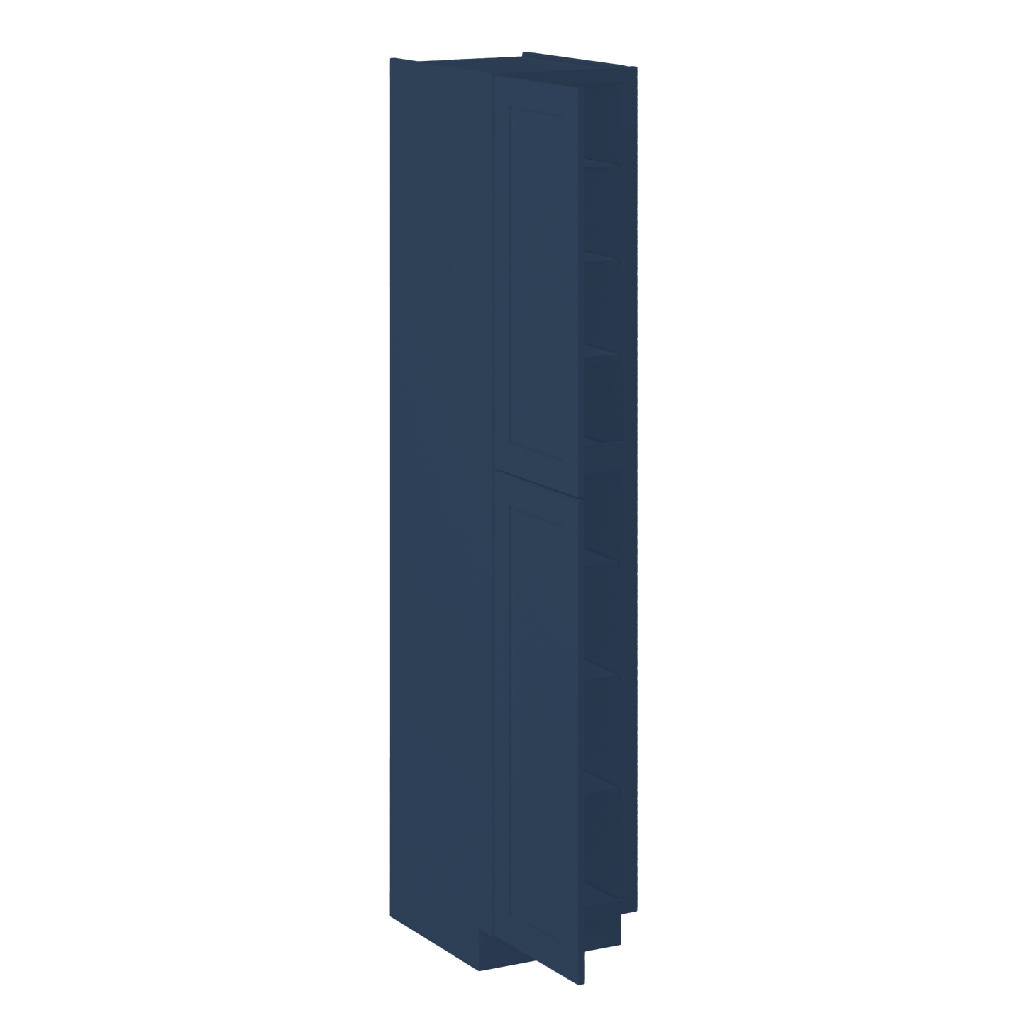 Utility Kitchen Cabinet U1896 Danbury Blue LessCare 18 in. width 96 in. height 24 in. depth - Kitchen Cabinets