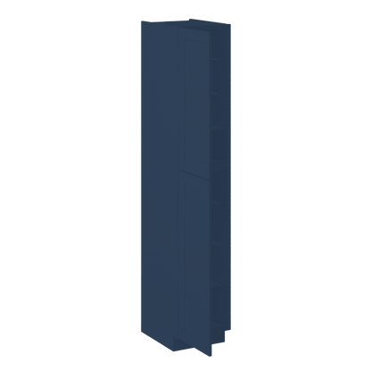 Utility Kitchen Cabinet U1896 Danbury Blue LessCare 18 in. width 96 in. height 24 in. depth - Kitchen Cabinets