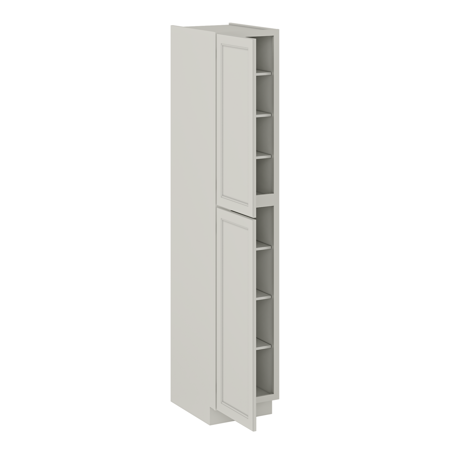 Utility Kitchen Cabinet U1896 Milan Pearl 18 in. width 96 in. height 24 in. depth - Kitchen Cabinets