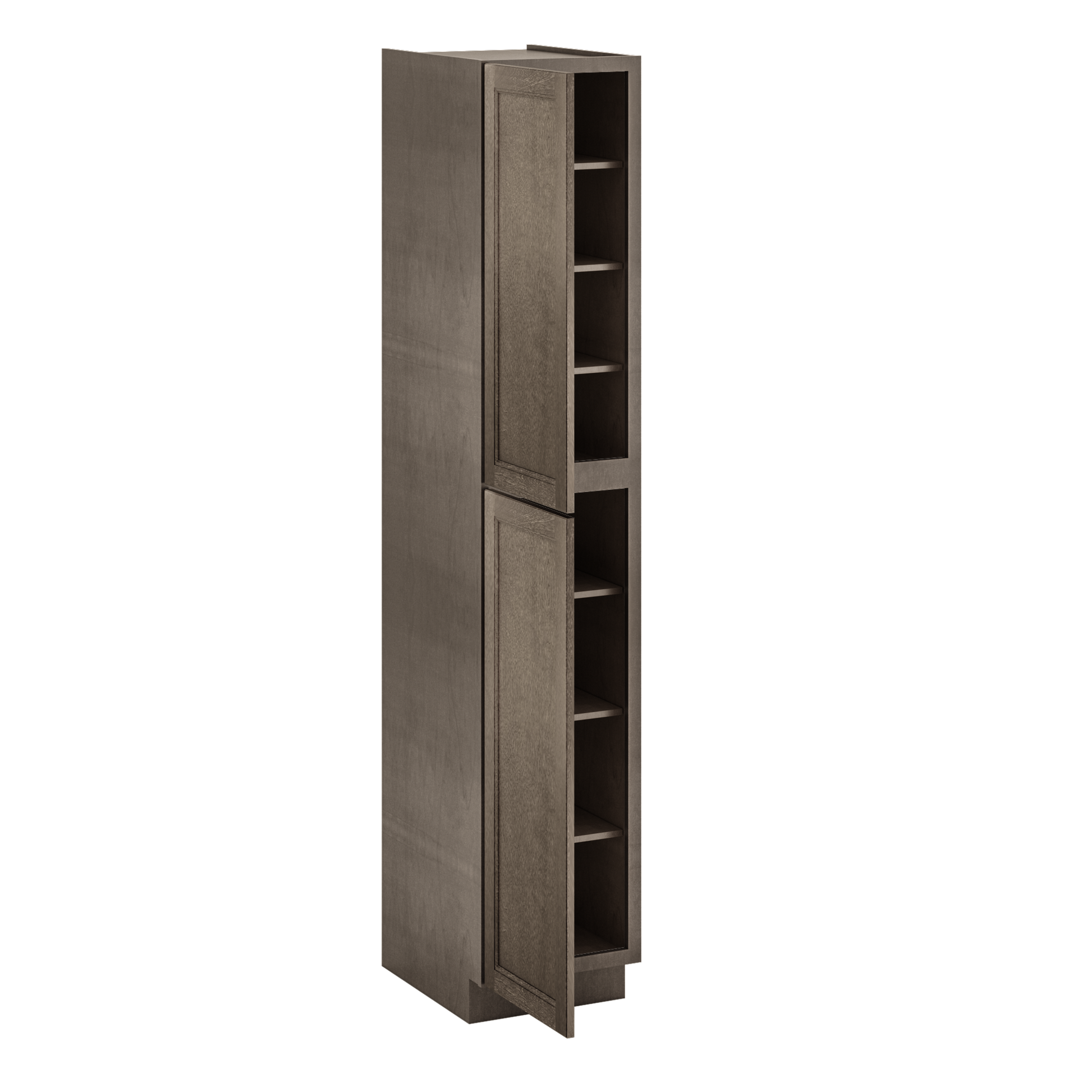 Utility Kitchen Cabinet U1896 Milan Slate 18 in. width 96 in. height 24 in. depth - Kitchen Cabinets