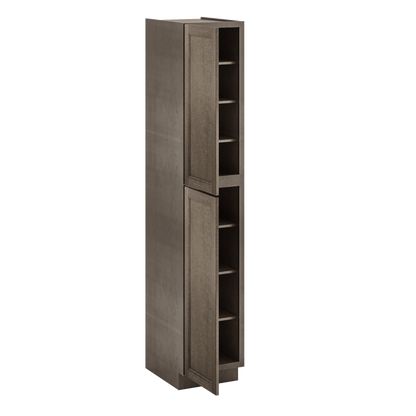 Utility Kitchen Cabinet U1896 Milan Slate 18 in. width 96 in. height 24 in. depth - Kitchen Cabinets