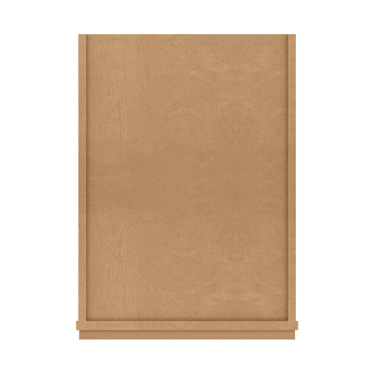 Utility Kitchen Cabinet U1896 Shaker Toffee LessCare 18 in. width 96 in. height 24 in. depth - Kitchen Cabinets