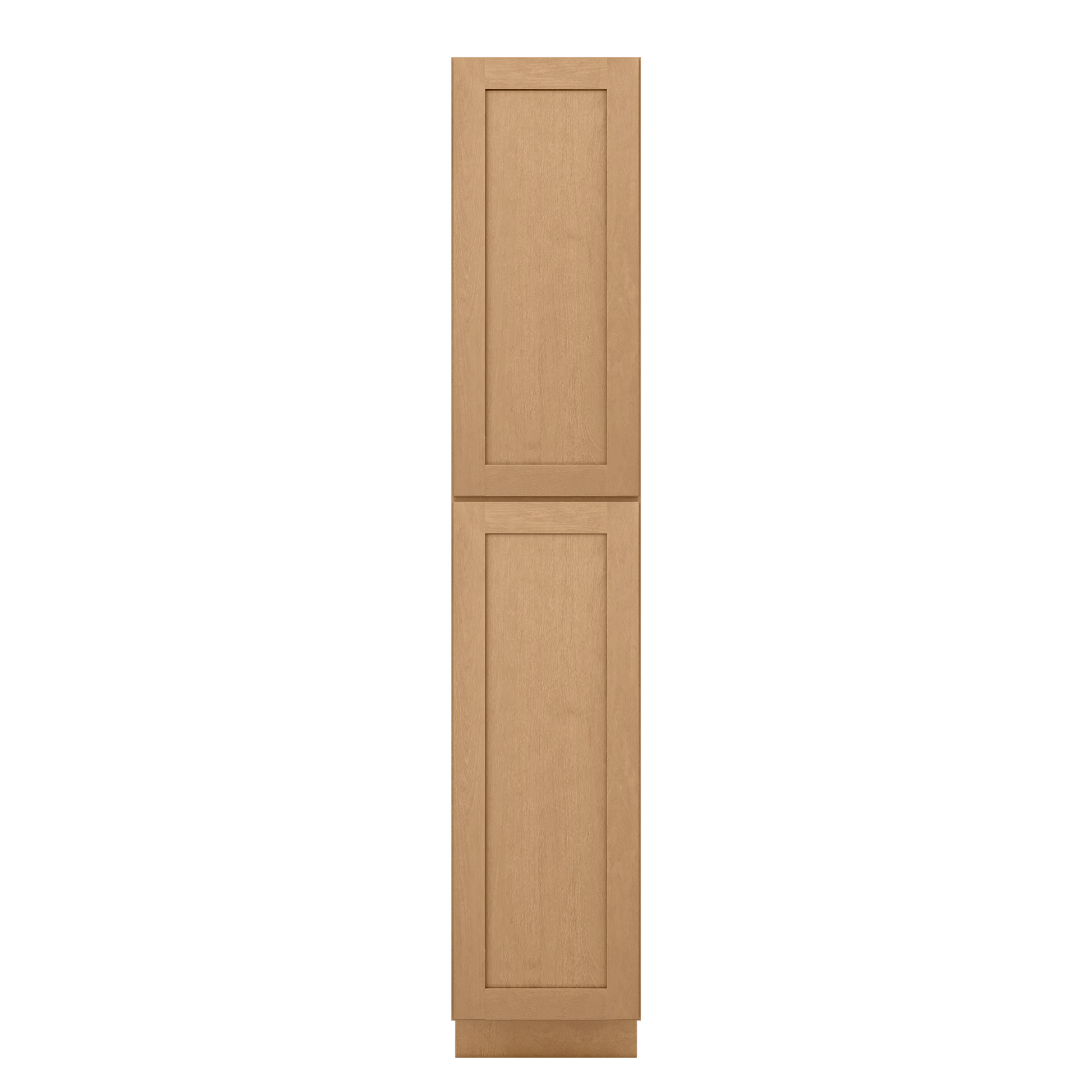 Utility Kitchen Cabinet U1896 Shaker Toffee LessCare 18 in. width 96 in. height 24 in. depth - Kitchen Cabinets