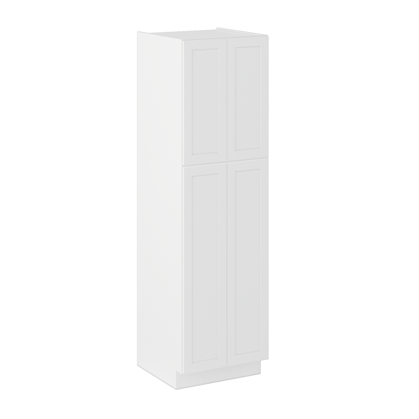 Utility Kitchen Cabinet U2484 Alpina White LessCare 24 in. width 84 in. height 24 in. depth - Kitchen Cabinets