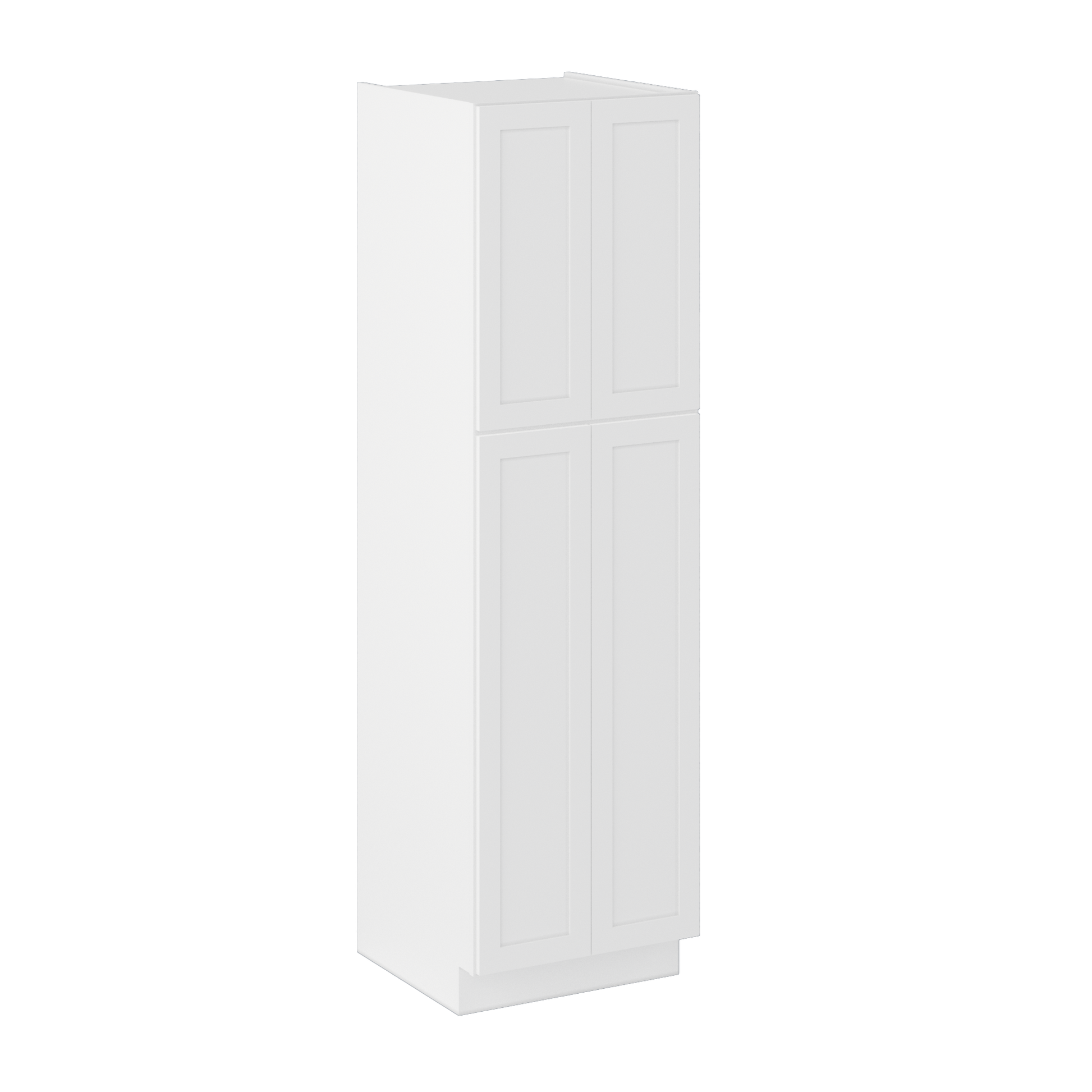 Utility Kitchen Cabinet U2484 Alpina White LessCare 24 in. width 84 in. height 24 in. depth - Kitchen Cabinets