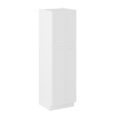 Utility Kitchen Cabinet U2484 Alpina White LessCare 24 in. width 84 in. height 24 in. depth - Kitchen Cabinets