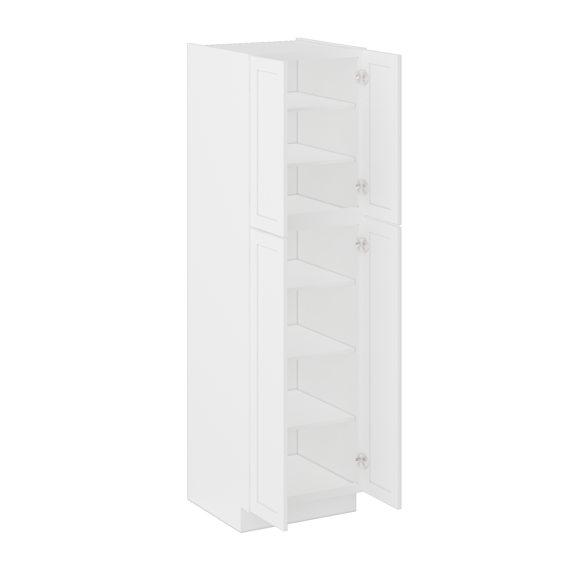 Utility Kitchen Cabinet U2484 Alpina White LessCare 24 in. width 84 in. height 24 in. depth - Kitchen Cabinets