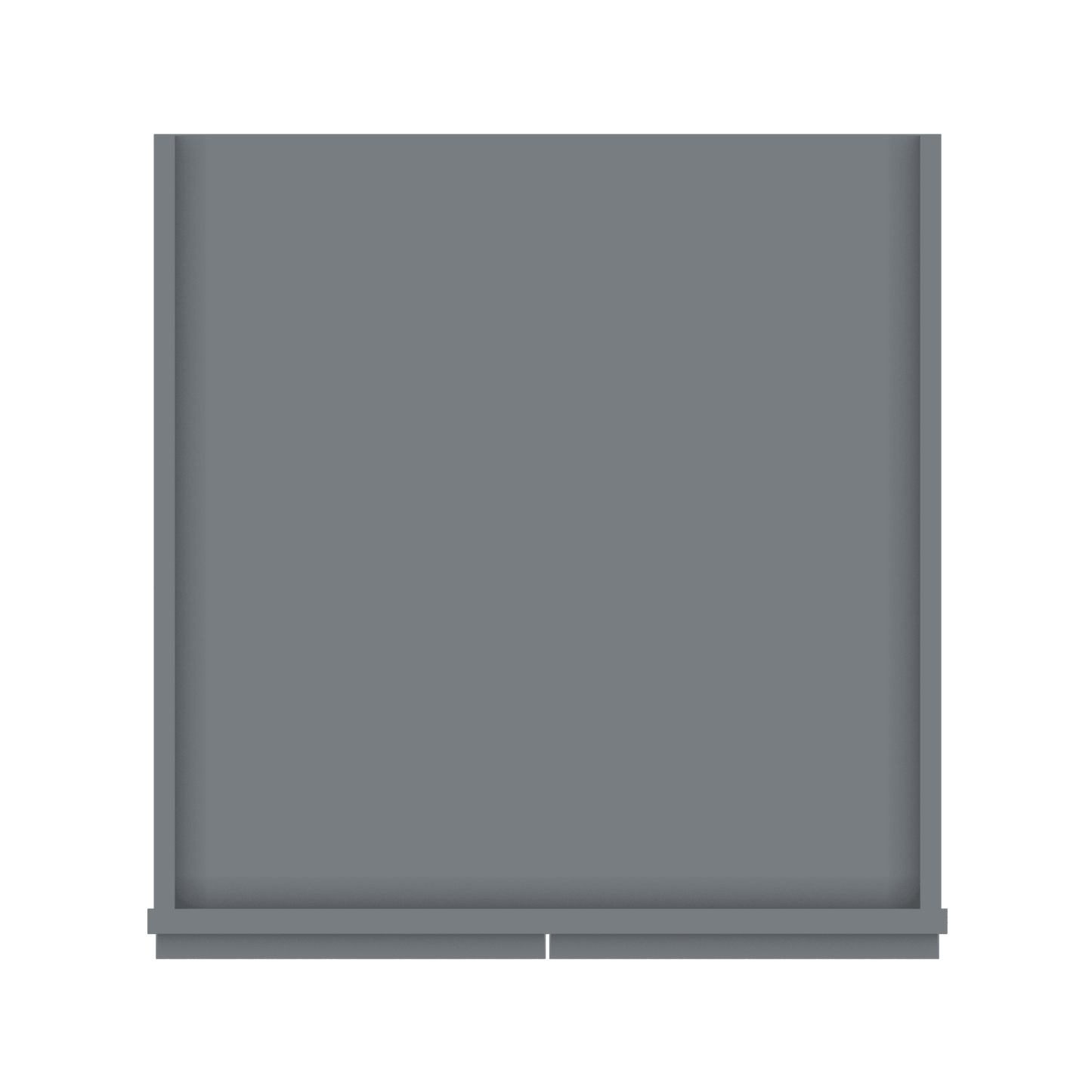 Utility Kitchen Cabinet U2484 Colonial Gray LessCare 24 in. width 84 in. height 24 in. depth - Kitchen Cabinets