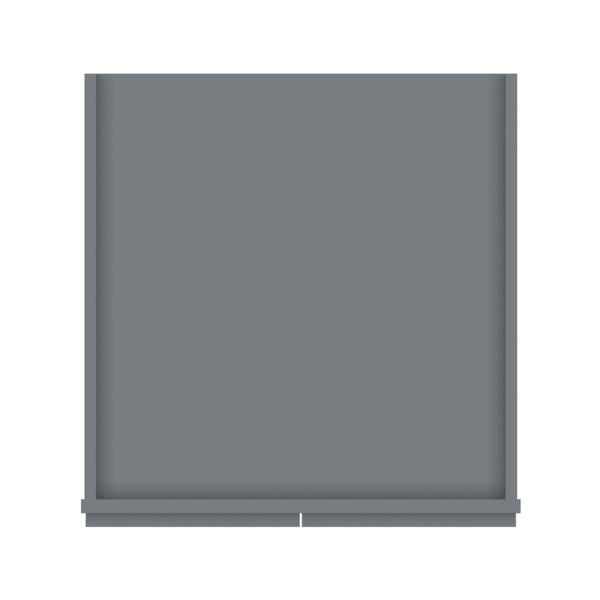 Utility Kitchen Cabinet U2484 Colonial Gray LessCare 24 in. width 84 in. height 24 in. depth - Kitchen Cabinets