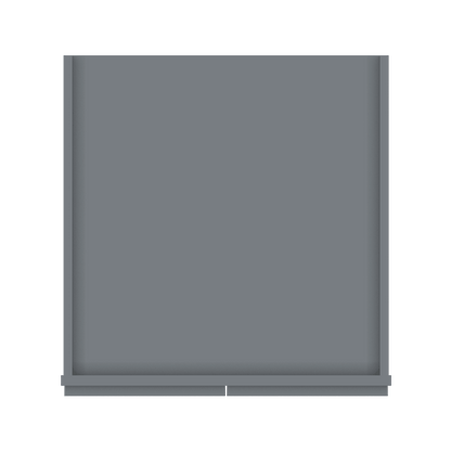 Utility Kitchen Cabinet U2484 Colonial Gray LessCare 24 in. width 84 in. height 24 in. depth - Kitchen Cabinets
