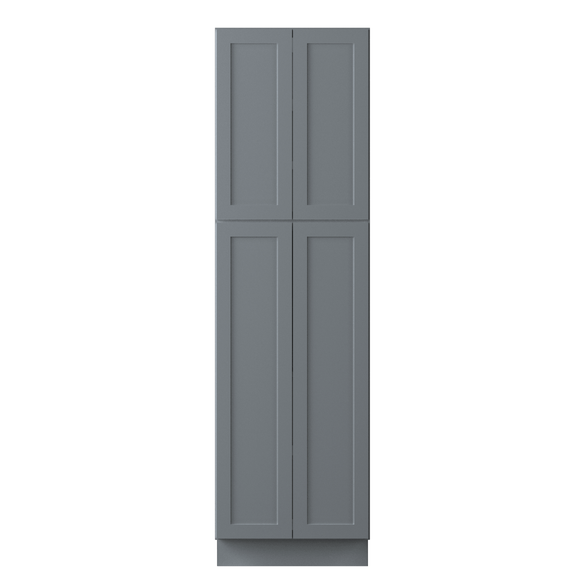 Utility Kitchen Cabinet U2484 Colonial Gray LessCare 24 in. width 84 in. height 24 in. depth - Kitchen Cabinets