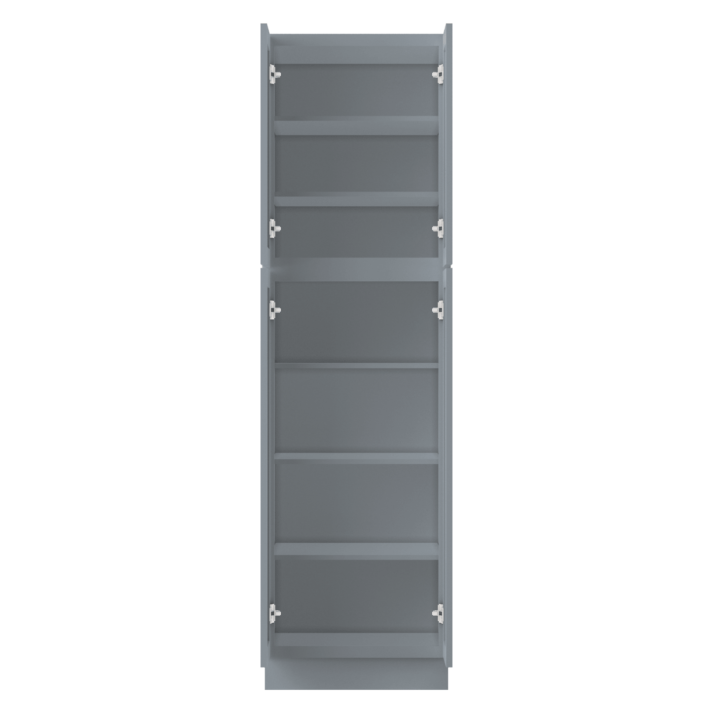 Utility Kitchen Cabinet U2484 Colonial Gray LessCare 24 in. width 84 in. height 24 in. depth - Kitchen Cabinets