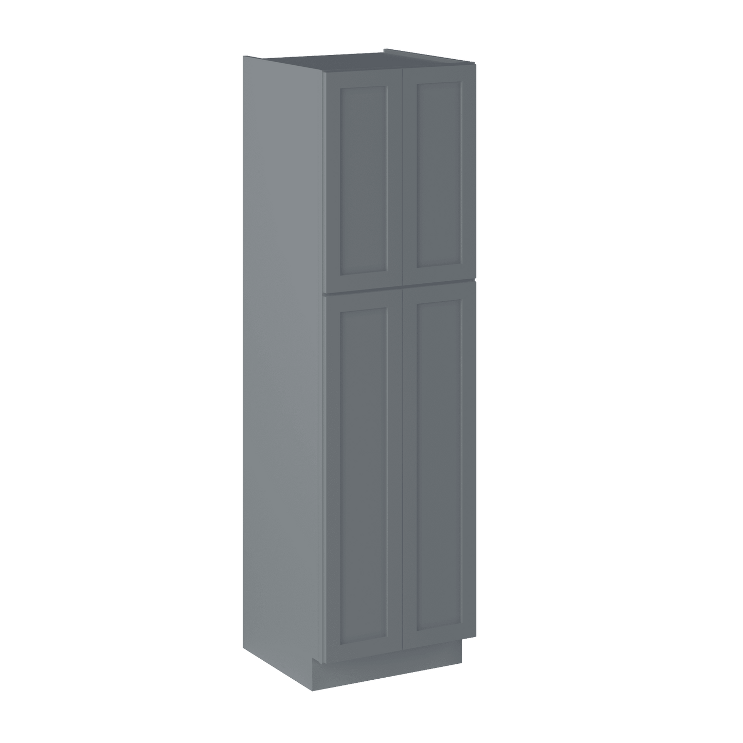 Utility Kitchen Cabinet U2484 Colonial Gray LessCare 24 in. width 84 in. height 24 in. depth - Kitchen Cabinets